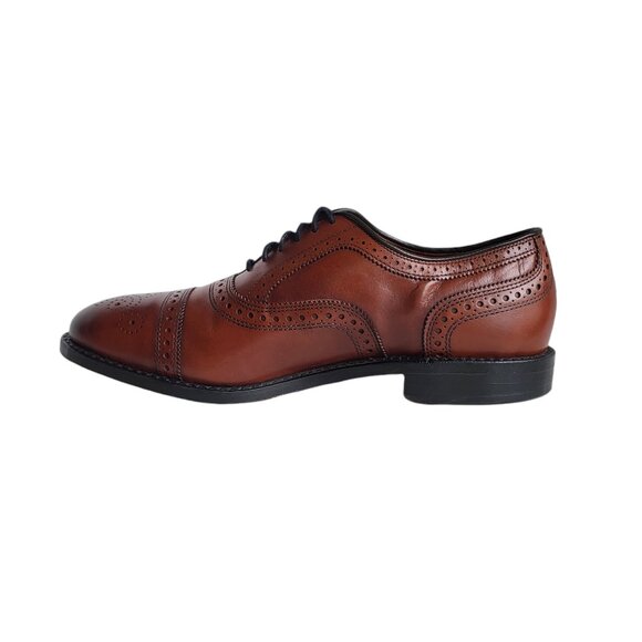 Allen Edmonds Strand Cap Toe Oxfords in Dark Chili Leather Men's Size 8.5 E Wide - Picture 4 of 10